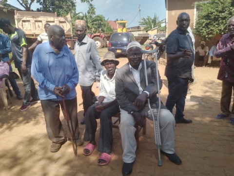 Mayuge Town Council Sage Beneficiaries today they have received their money 